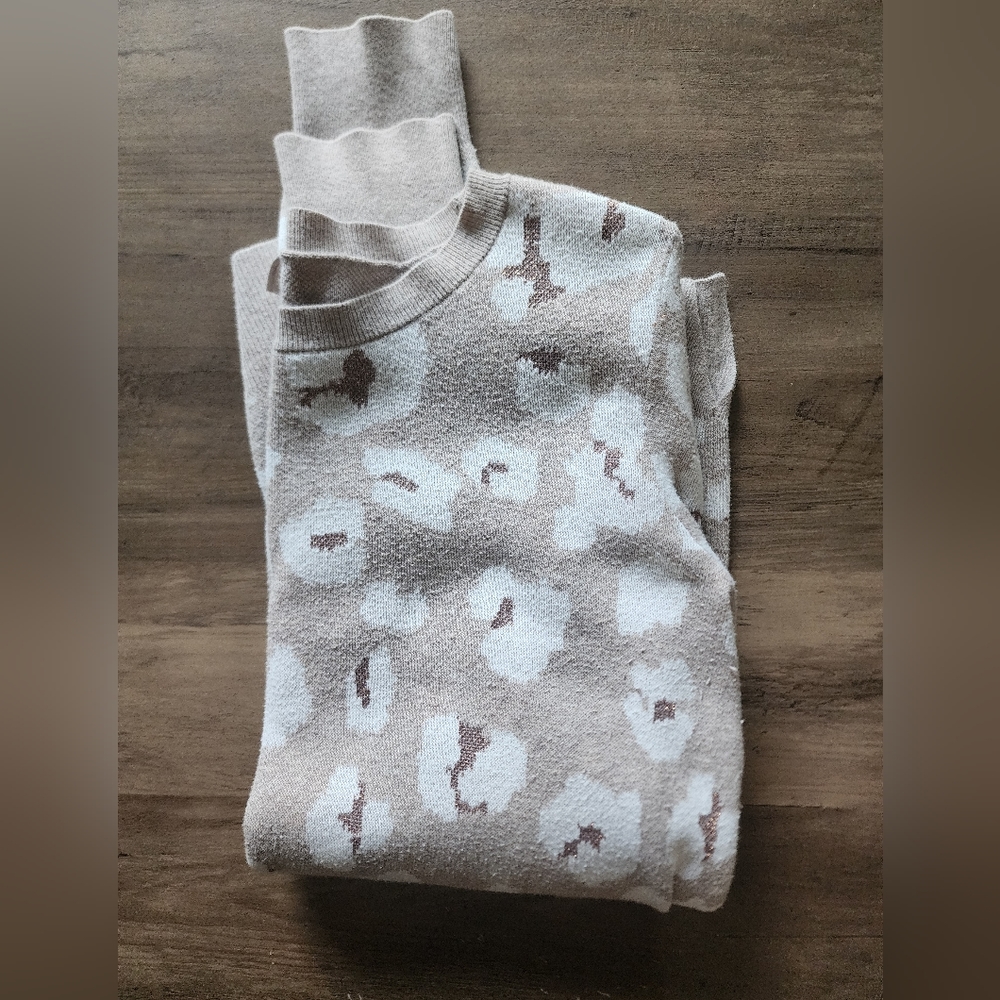 Ann Taylor Cheetah Sweater